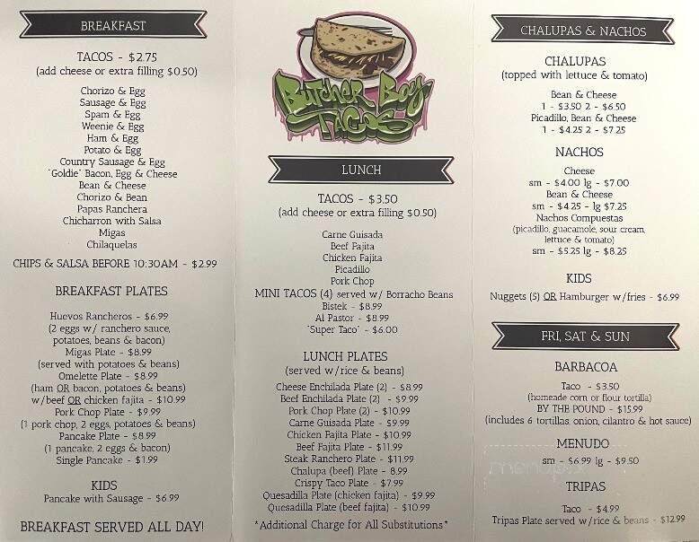 Butcher Boy - New Braunfels, TX menu_pic