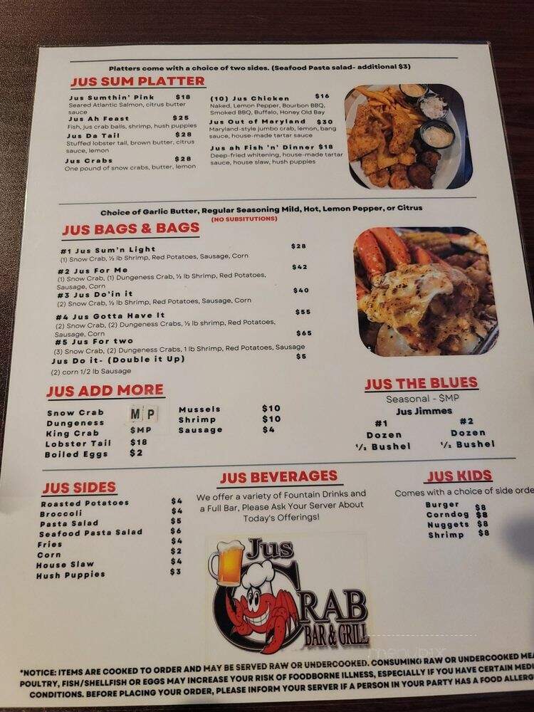 Jus Crab Bar & Grill - Richmond, VA