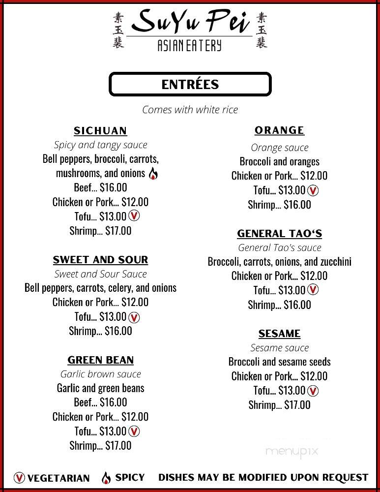 SuYu Pei - Cedar Rapids, IA menu_pic