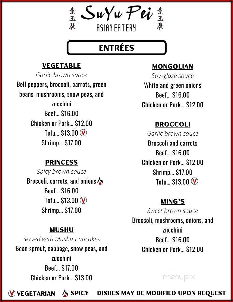 SuYu Pei - Cedar Rapids, IA menu_pic