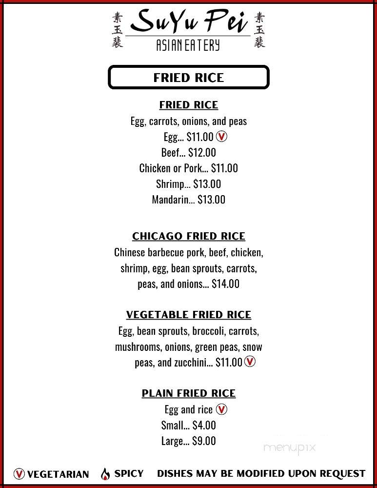 SuYu Pei - Cedar Rapids, IA menu_pic