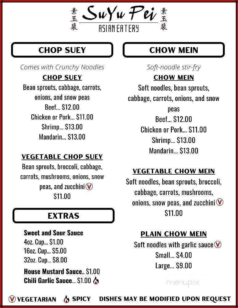 SuYu Pei - Cedar Rapids, IA menu_pic