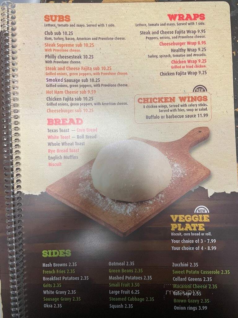 Sunshine Family Restaurant - Kannapolis, NC menu_pic
