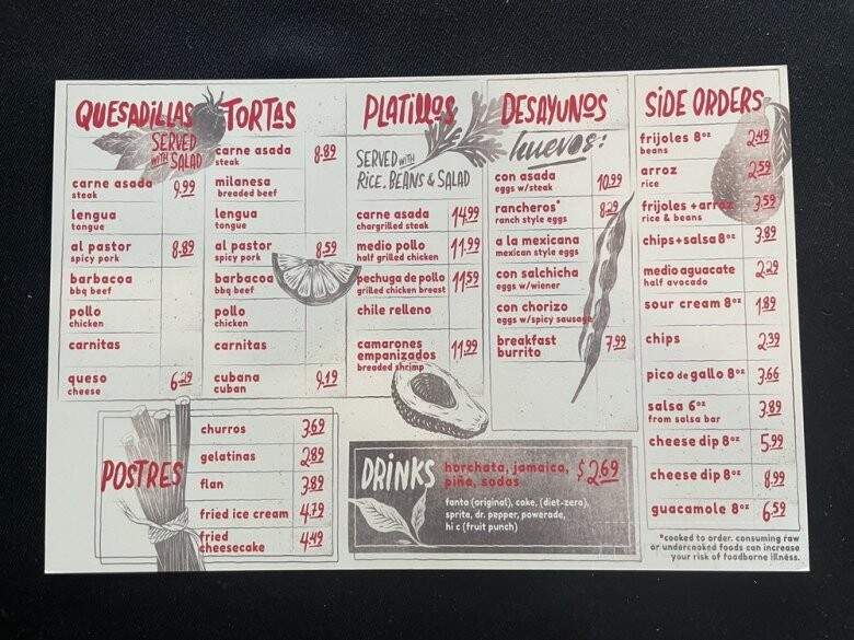 Speedy Burrito - Dacula, GA menu_pic