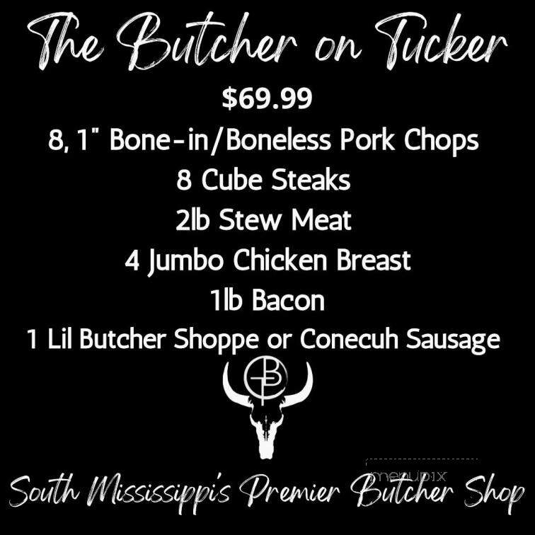 The Butcher on Tucker - Vancleave, MS menu_pic