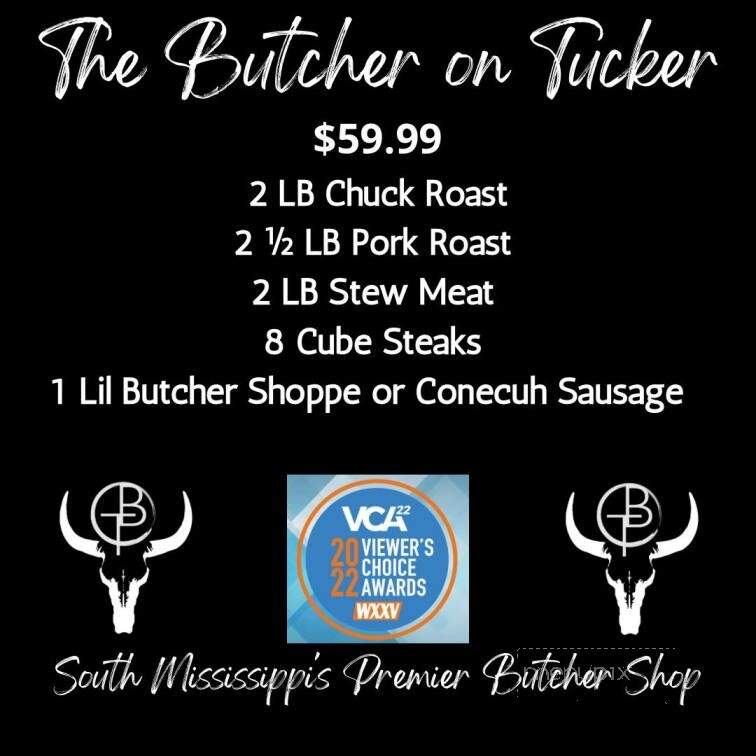 The Butcher on Tucker - Vancleave, MS menu_pic