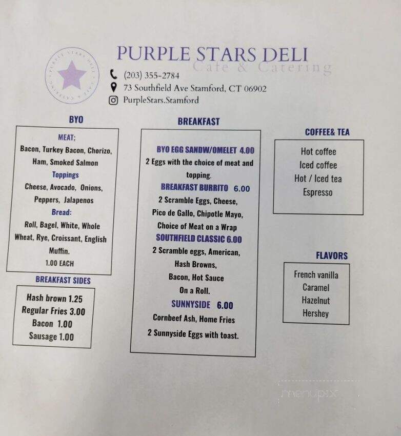 Purple Stars Deli - Stamford, CT