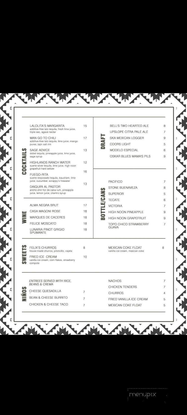 Mama Lolita's Mexican - Broomfield, CO menu_pic