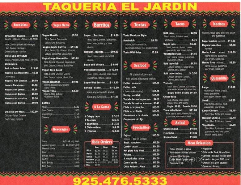 Taqueria El Jardin - Walnut Creek, CA