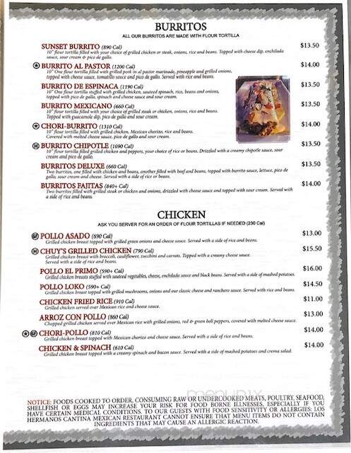 Los Hermanos Cantina - Colonial Beach, VA menu_pic