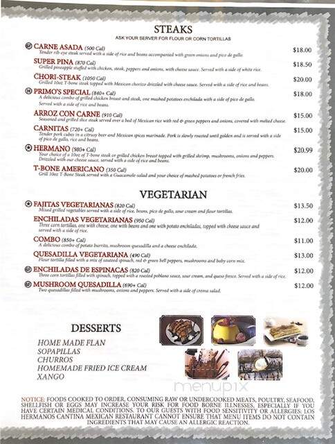 Los Hermanos Cantina - Colonial Beach, VA menu_pic