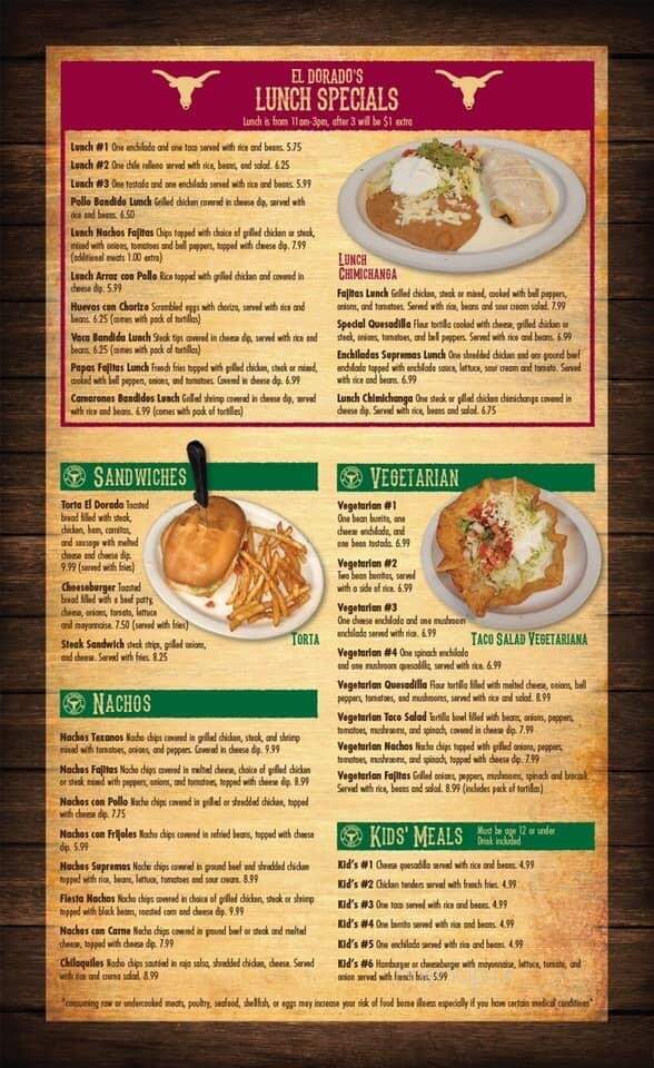 El Dorado Bar and Grill - Wise, VA menu_pic