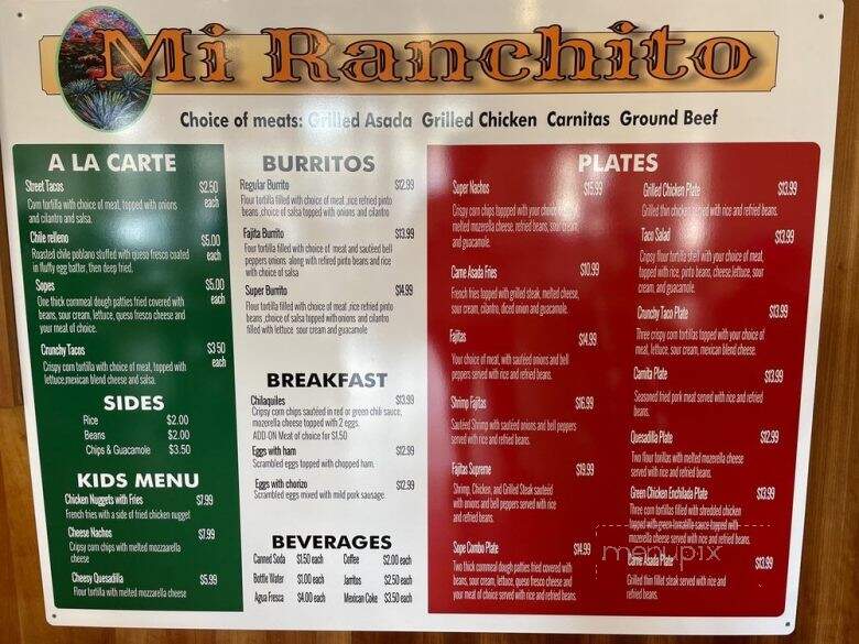 Mi Ranchito Mexican Food - Colfax, CA
