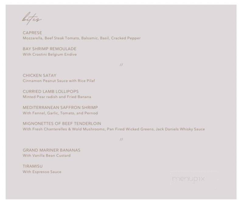 Seva Tapas Bar & Lounge - Niagara Falls, NY menu_pic