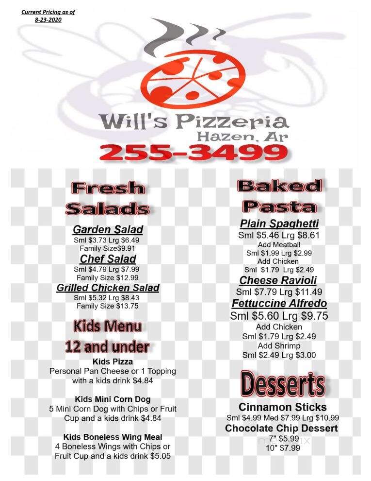 Wills Pizzeria - Hazen, AR