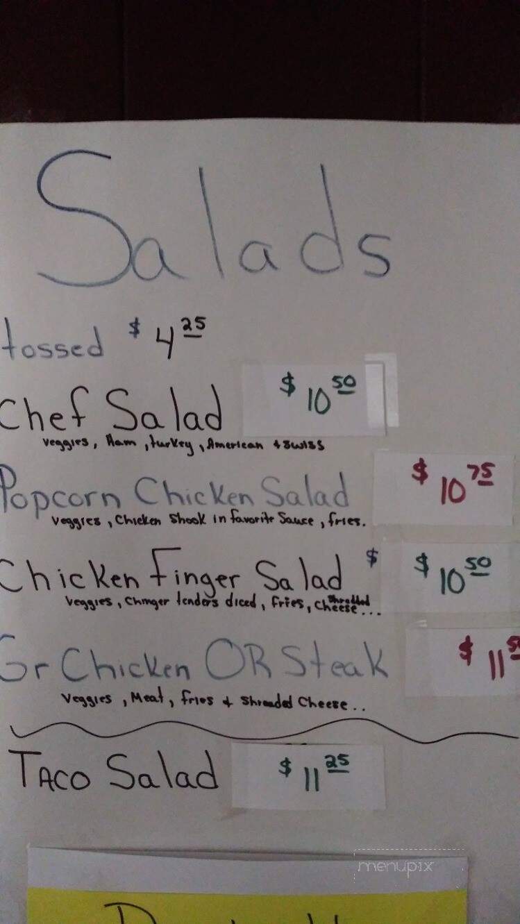 Cabin In the Pines - Pennsylvania, PA menu_pic