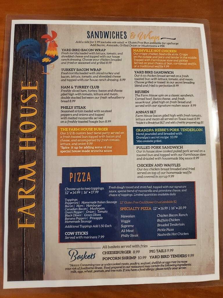 The FarmHouse Restaurant - Oakford, IL