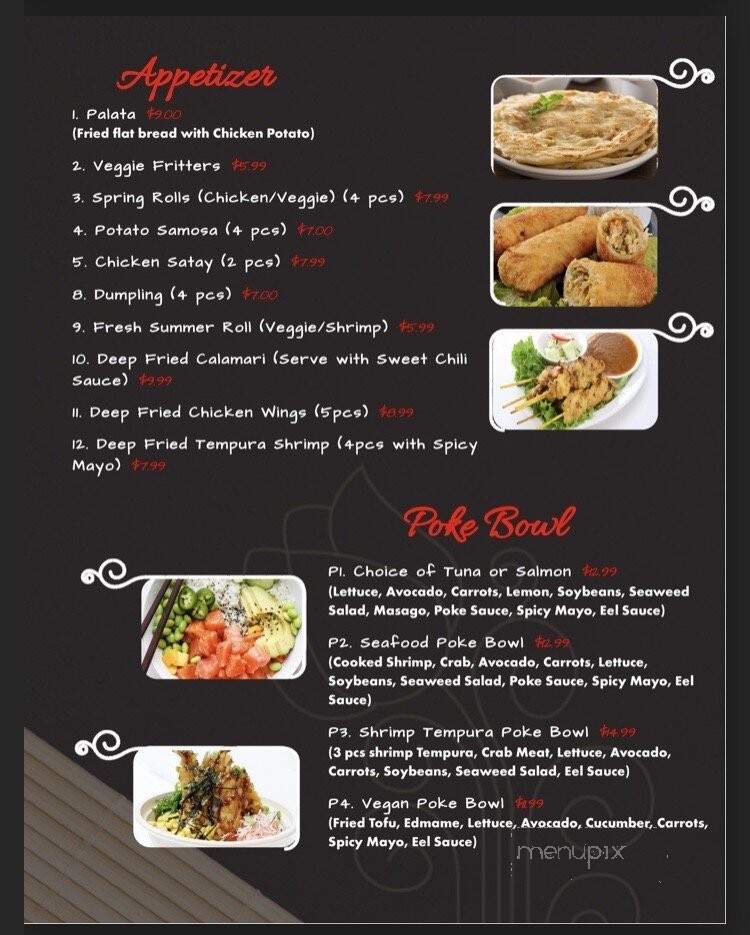 Menu of Burmese Bowl in Lee, MA 01238