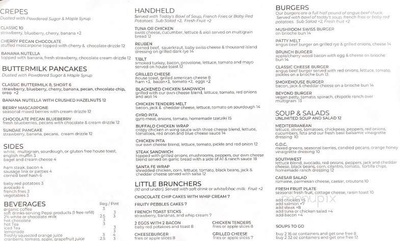 GoodDay Cafe - West Bend, WI menu_pic