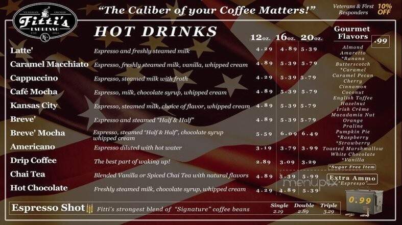 Fitti's Espresso - Kansas City, MO menu_pic