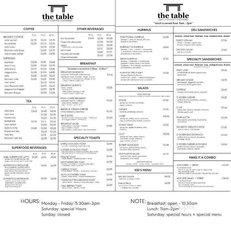 The Table Cafe - Luling, LA