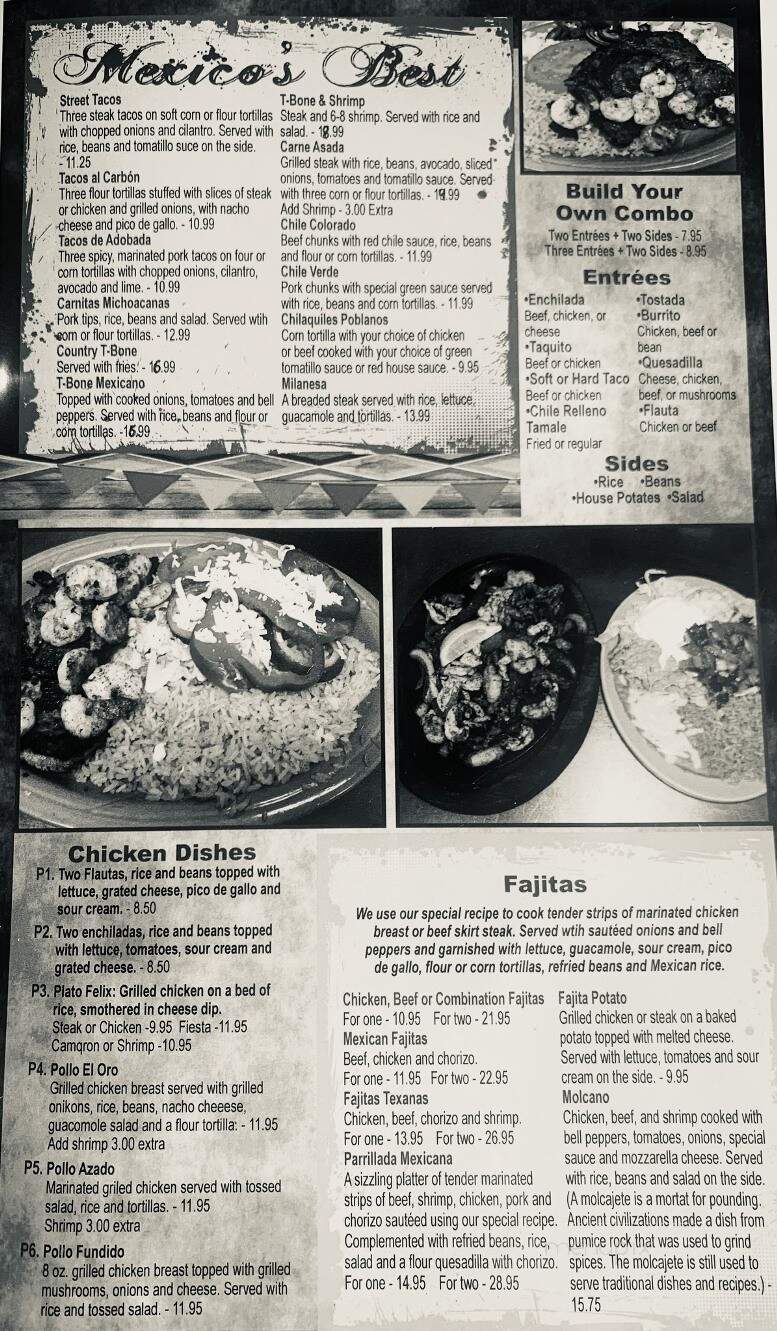 Plato Feliz - Flowood, MS menu_pic