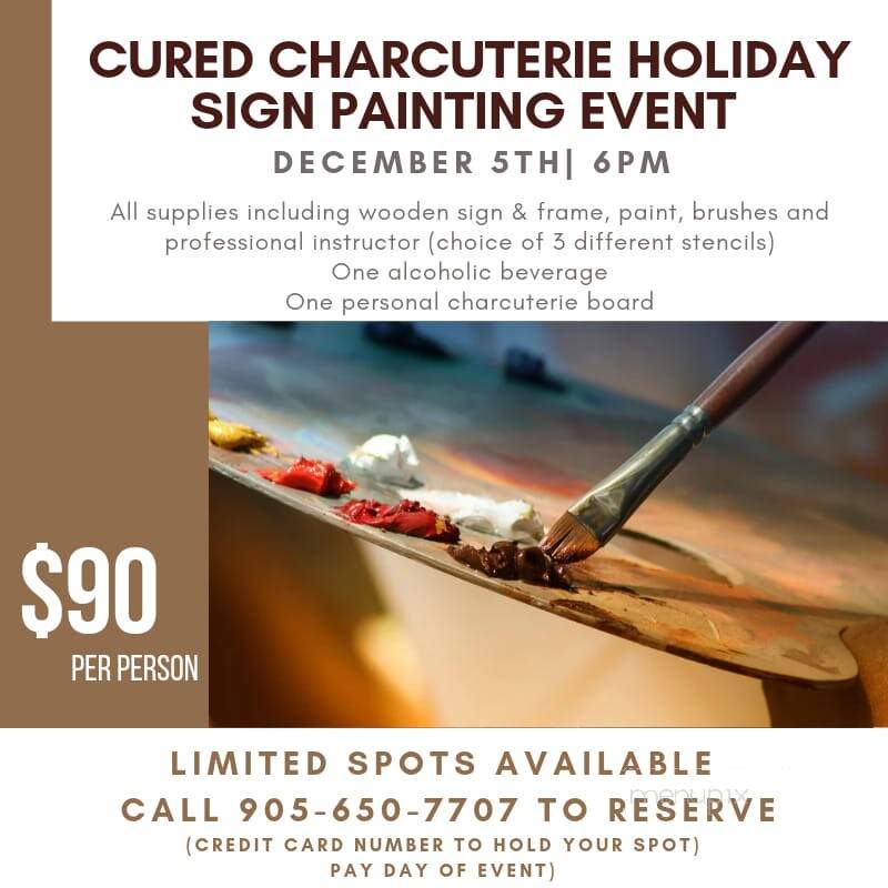 Cured Charcuterie & Cocktails - Fonthill, ON