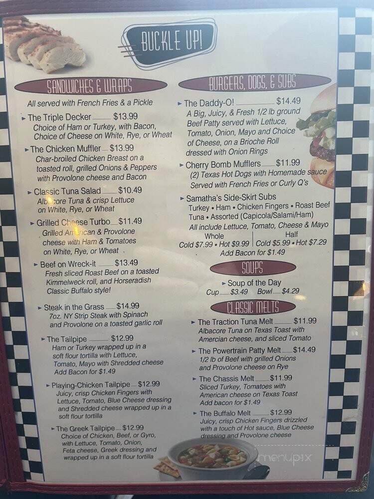Cruisers Diner - Cheektowaga, NY menu_pic