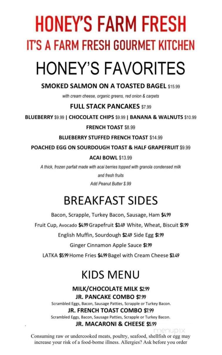 Honey's Farm Fresh Kitchen - Ocean City, MD