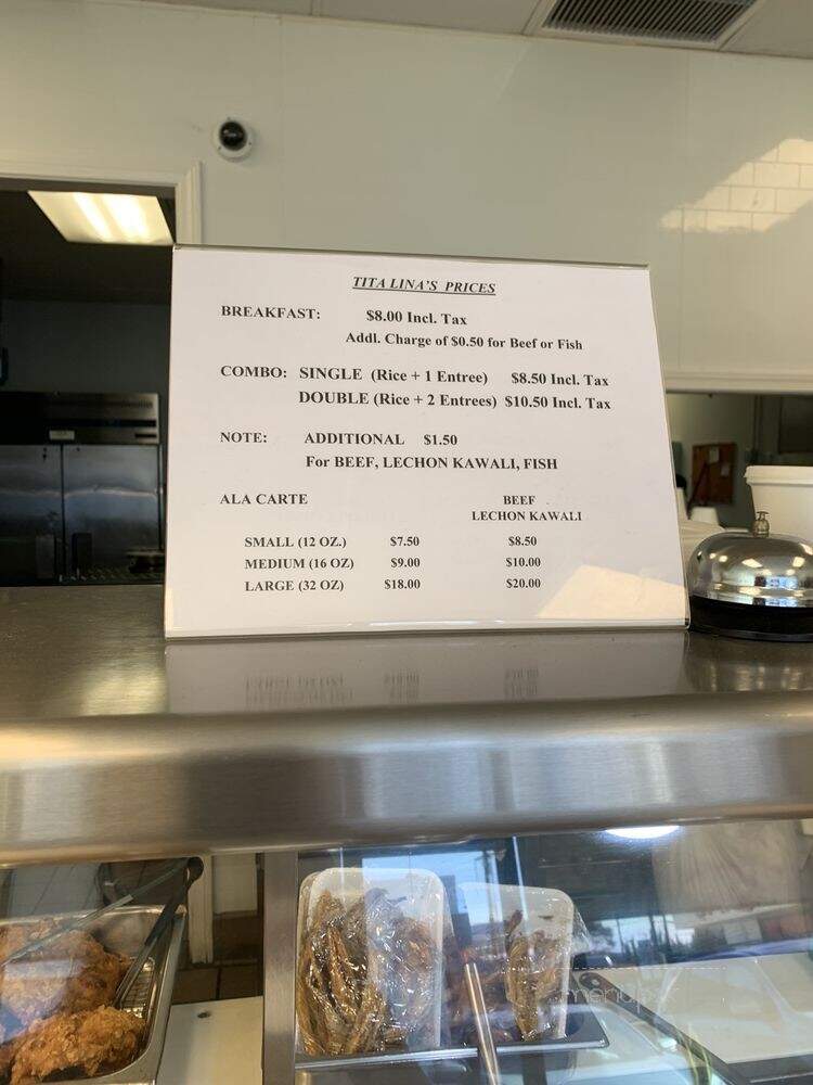 Tita Lina's - Los Angeles, CA menu_pic