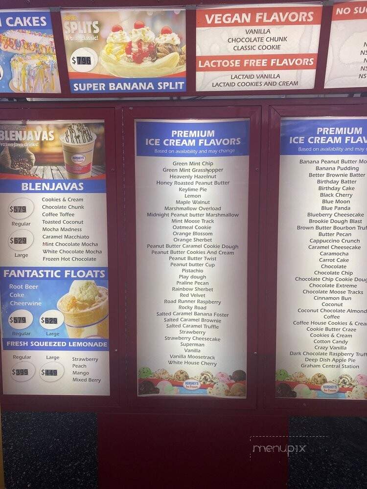 Sam's Ice Cream - Bermuda Run, NC menu_pic