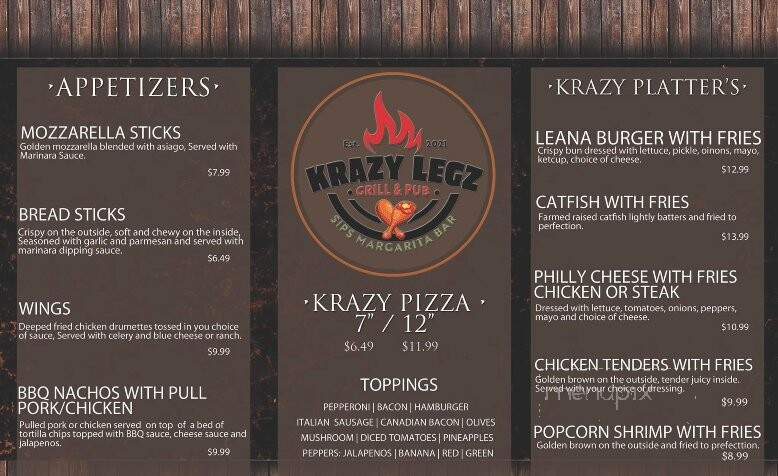 Krazy Legz Grill & Pub - Tunica Resorts, MS