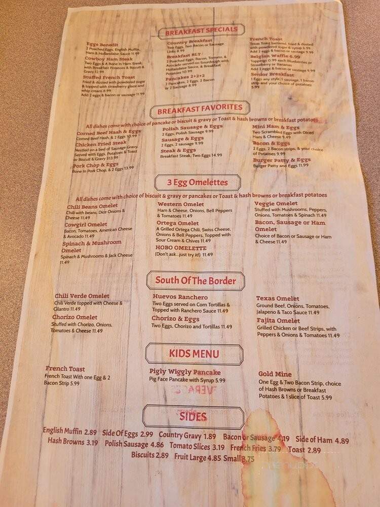 Western Diner - Yucca Valley, CA menu_pic