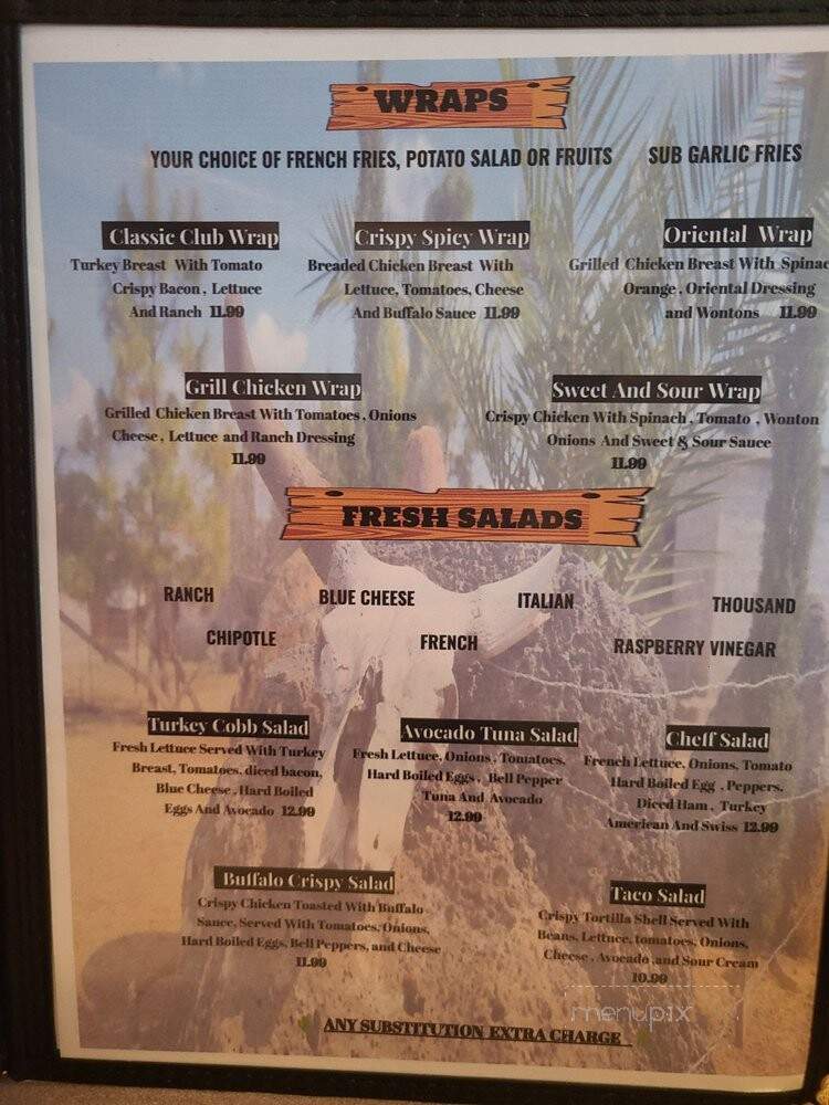 Western Diner - Yucca Valley, CA menu_pic
