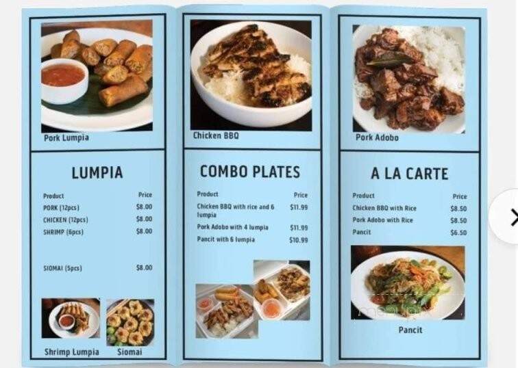 Grace's Lumpia - Cookeville, TN menu_pic