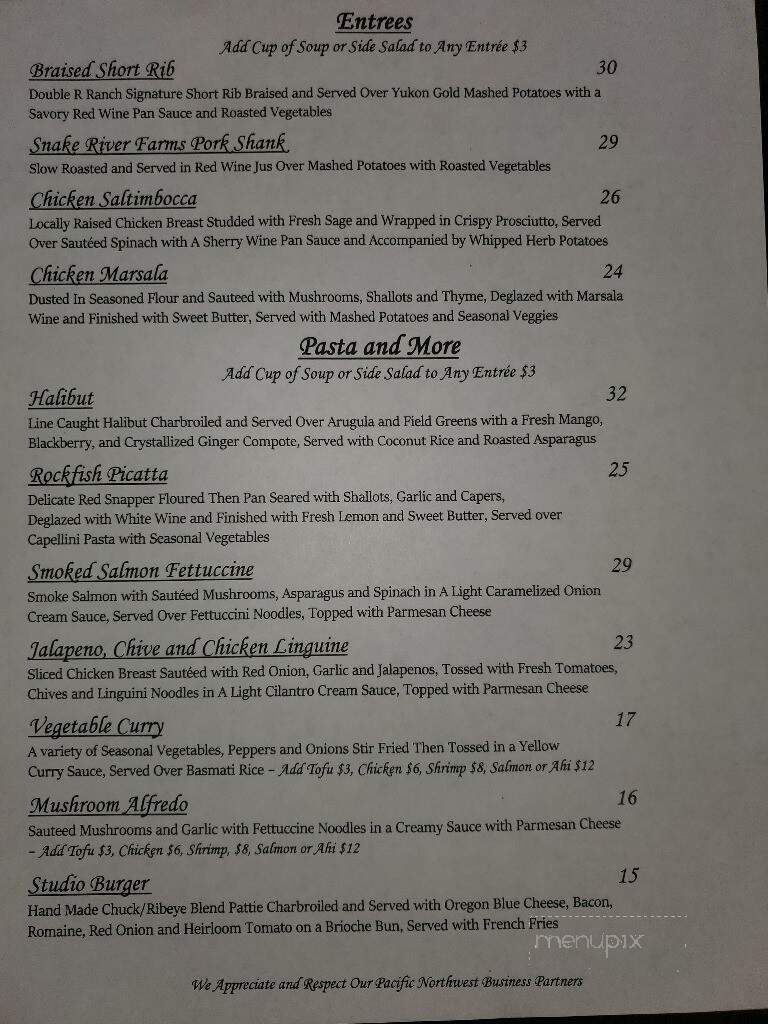 Food Studio - Grants Pass, OR menu_pic