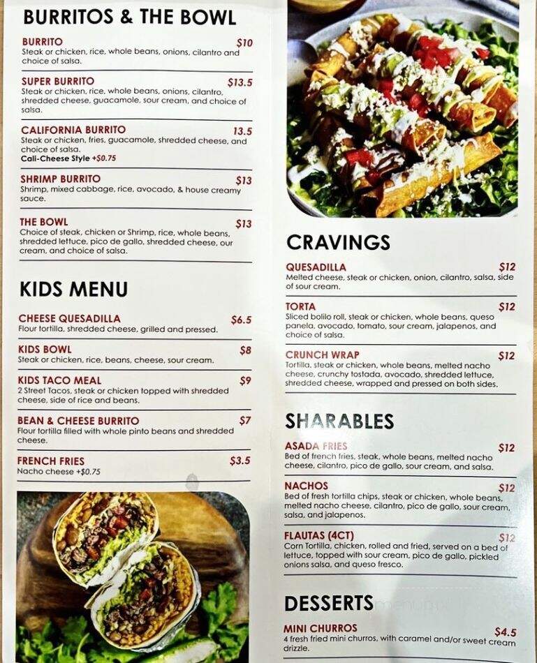 El Jefe Halal Taqueria - Tracy, CA menu_pic