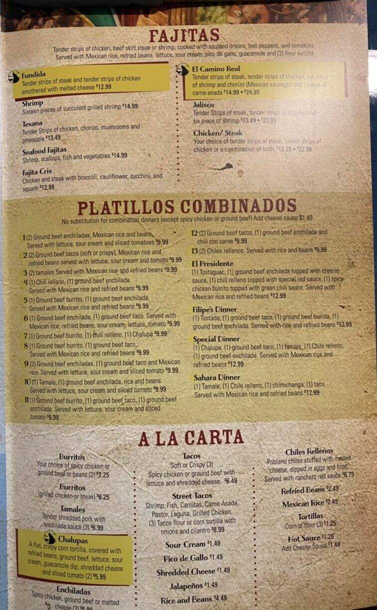 Cilantros Grill & Cantina ll - Casey, IL menu_pic