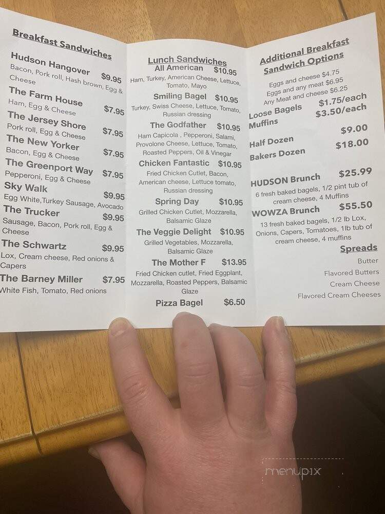 Hudson Bagels My Italian Friends Place - Hudson, NY menu_pic