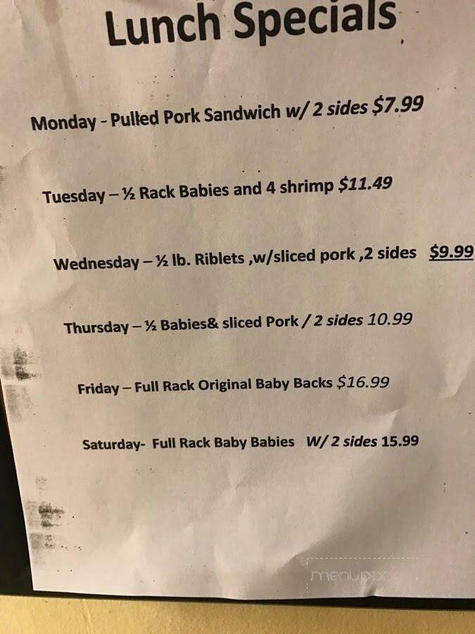 My Rib Joint - Vancouver, WA menu_pic