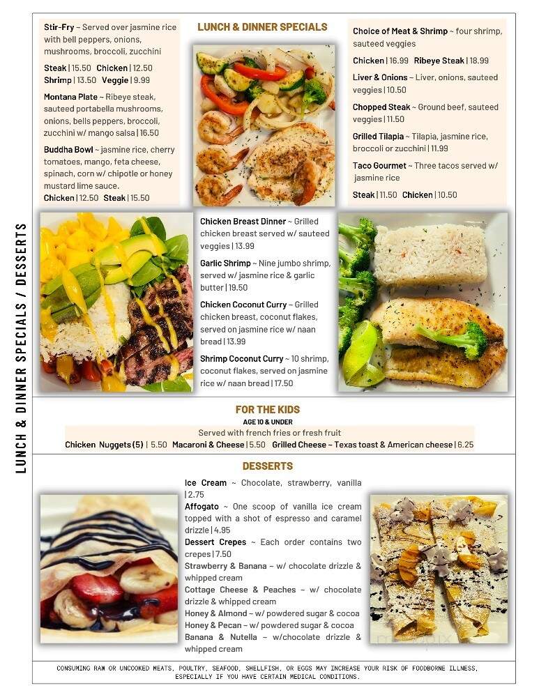 Fresco On First - Dixon, IL menu_pic