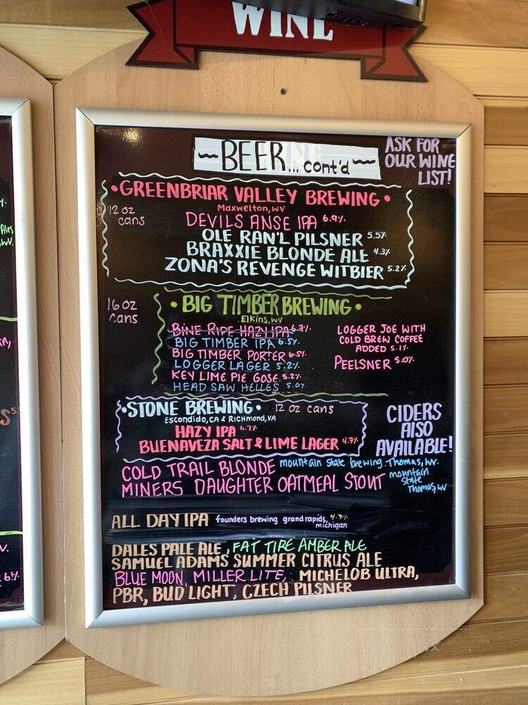 Riverfront Wood Fired Pizza - Thomas, WV menu_pic