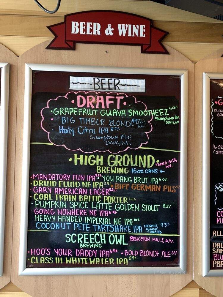 Riverfront Wood Fired Pizza - Thomas, WV menu_pic