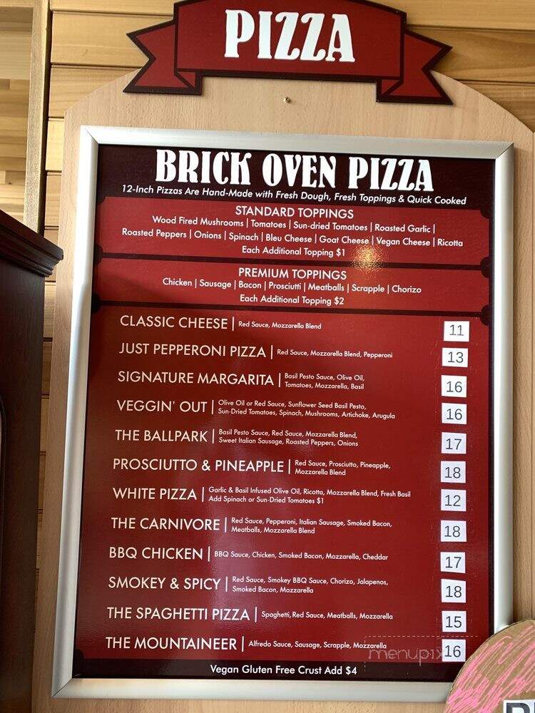 Riverfront Wood Fired Pizza - Thomas, WV menu_pic