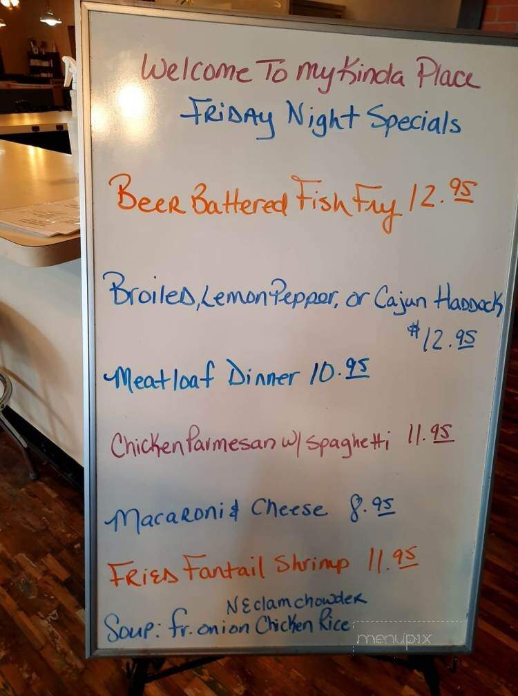 My Kinda Place - Churchville, NY menu_pic