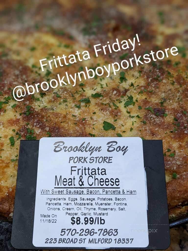 Brooklyn Boy Pork Store - Milford, PA menu_pic