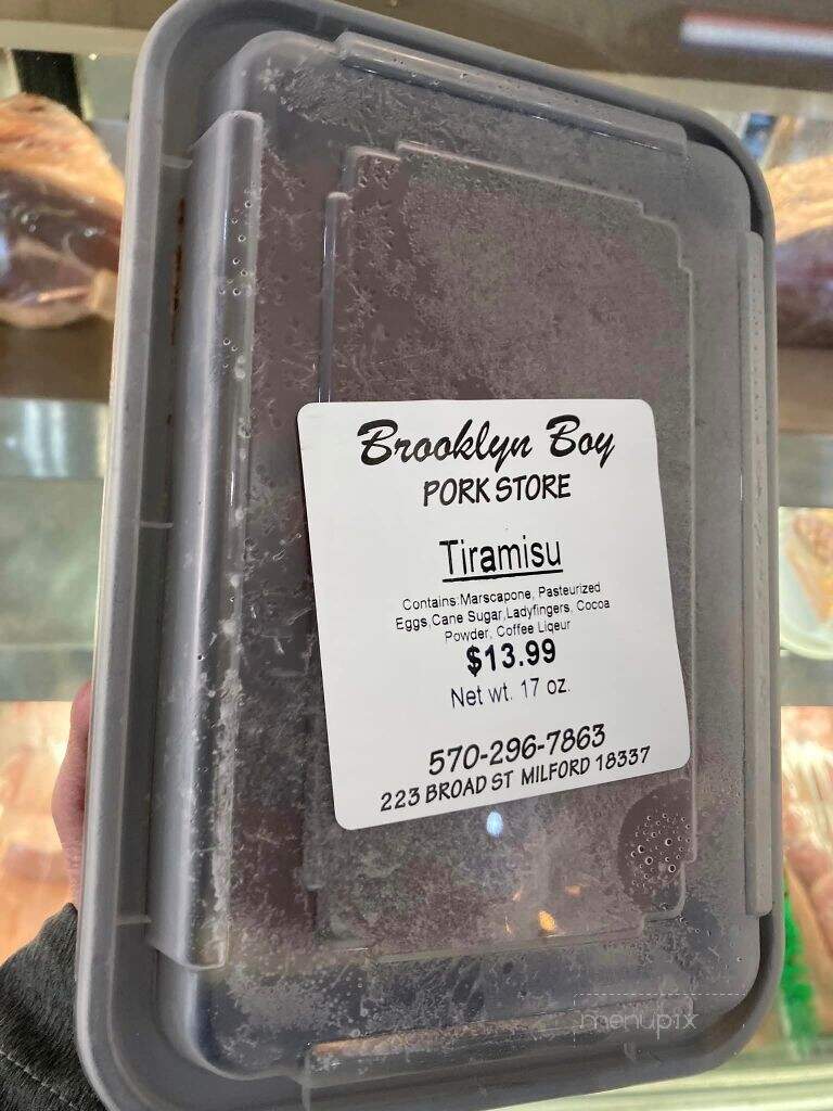 Brooklyn Boy Pork Store - Milford, PA menu_pic