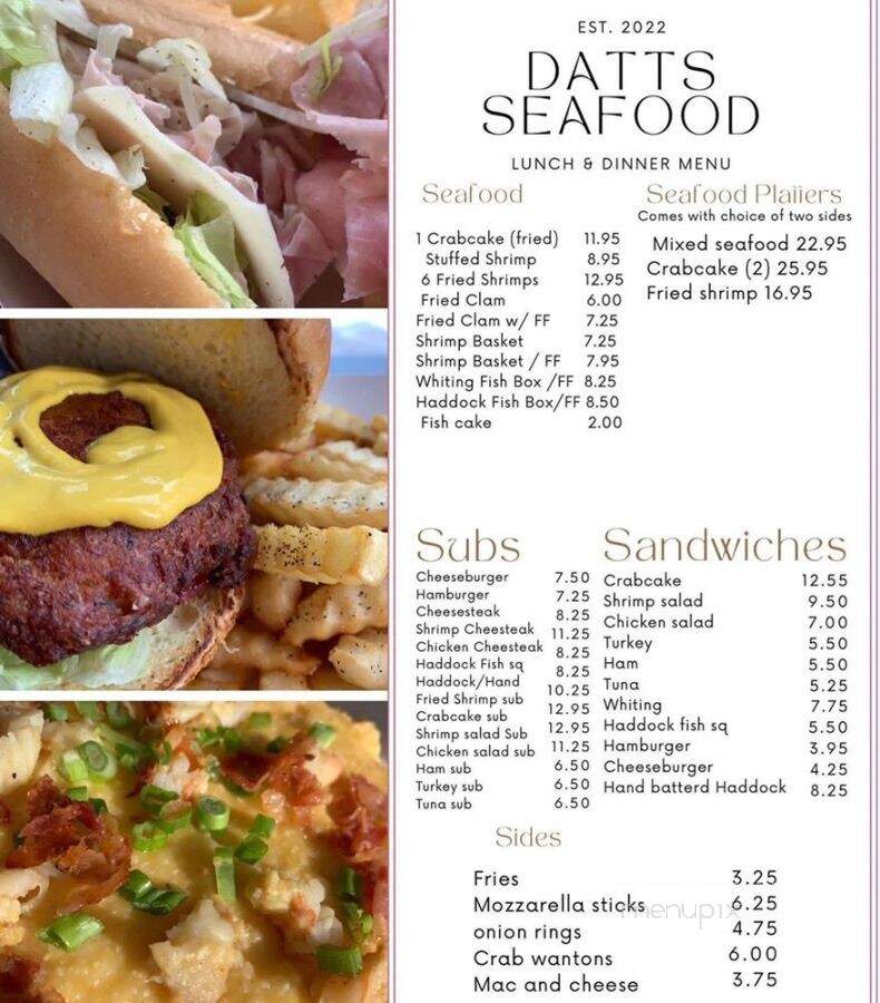 Datts Seafood Carryout & Restaurant - Hanover, PA