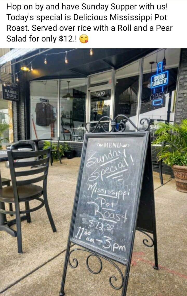 The Rabbit Hole Eatery Brews - Waynesboro, GA menu_pic