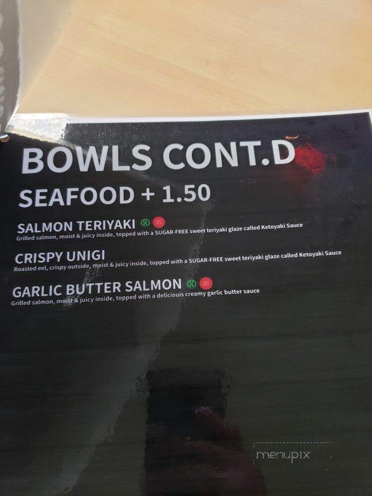 KetoSushi - Santa Clarita, CA menu_pic